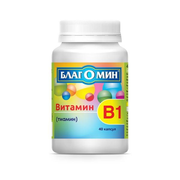 
Благомин витамин B1 тиамин №40 в Саратове
