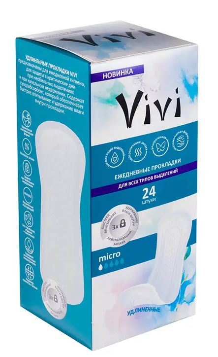 
Прокладки ежедневные Vivi Mini Micro 24шт в Саратове