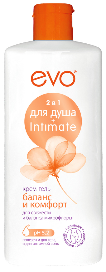 
Крем-гель для душа и интимной гигиены Эво 2в1 баланс и комфорт 400мл в Саратове