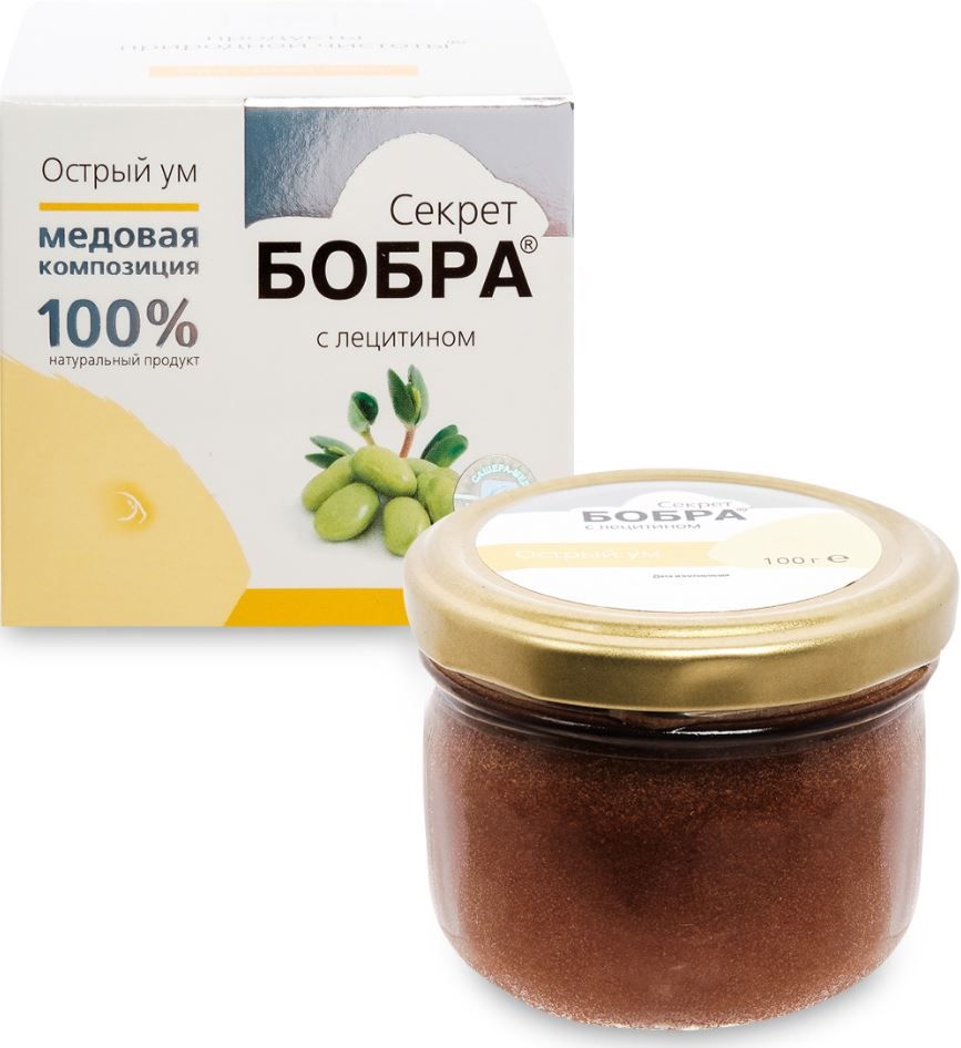 
Медовая композиция Секрет бобра с лецитином в Саратове