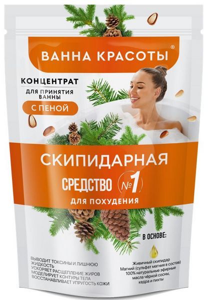 Изображение товара Концентрат для ванны с пеной Ванна красоты Скипидарный для похудения 250мл Концентрат для ванны с пеной Ванна красоты Скипидарный для похудения 250мл фотография
