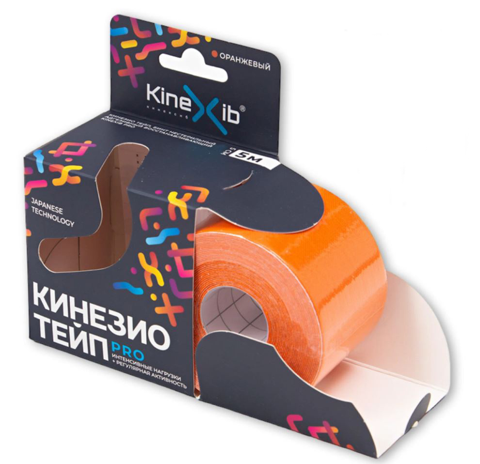
Кинезио-Тейп бинт нестерильный KineXib PRO 5см*5м оранжевый в Саратове