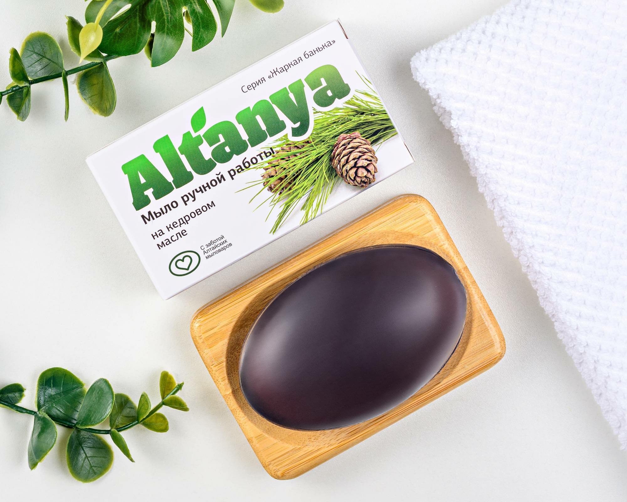 
Мыло Алтания натуральное на кедровом масле, 100 г в Саратове