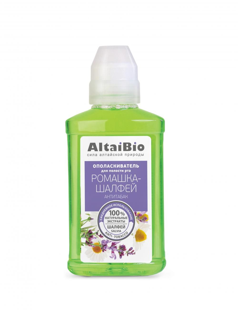
Ополаскиватель altaibio для полости рта антитабак ромашка-шалфей 200мл в Саратове