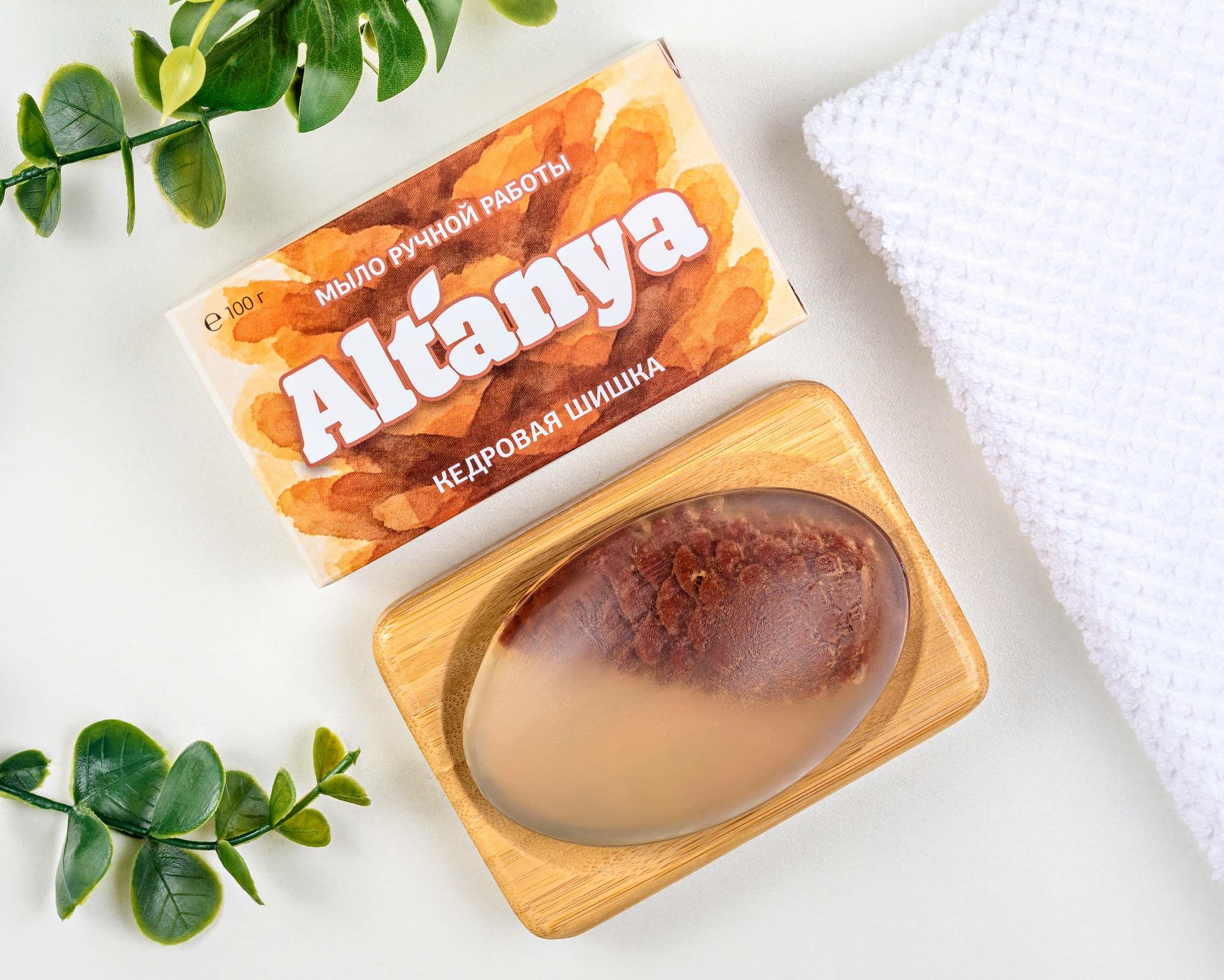 
Мыло Алтания натуральное с кедровой живицей 100г в Саратове