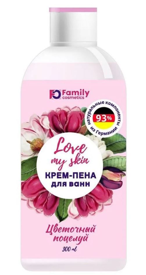 
Крем-пена для ванн Цветочный поцелуй Фэмили Косметик 300мл в Саратове