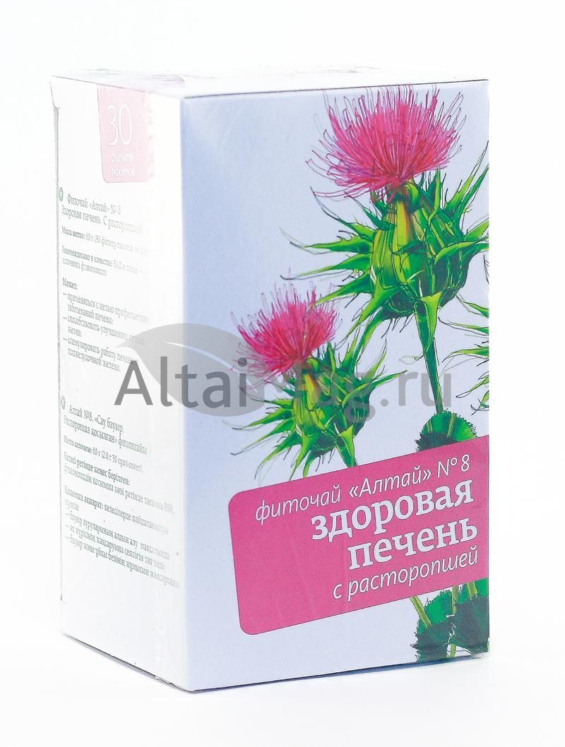 
Фиточай Алтай №8 Здоровая печень. С расторопшей, 30 пакетиков в Саратове