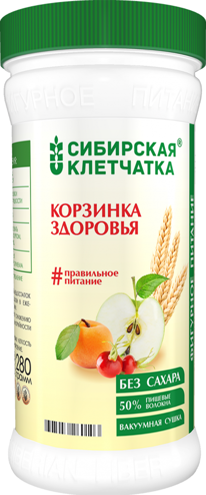 
Клетчатка сибирская (корзинка здоровья) банка 280г в Саратове