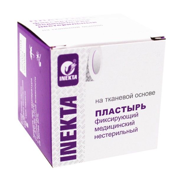 
Лейкопластырь Inekta фиксирующий на тканевой основе 4*500см в Саратове