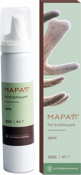Изображение товара Марал регенерация крем аэрозоль Алтайвитамины 80г Марал регенерация крем аэрозоль Алтайвитамины 80г фотография