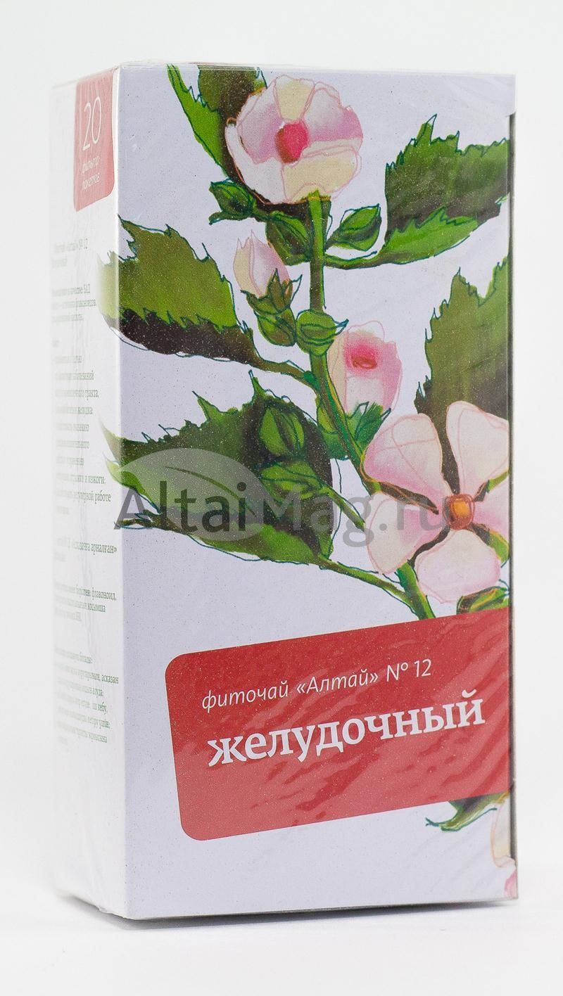 
Фиточай Алтай №12 желудочный, 20 пакетиков в Саратове