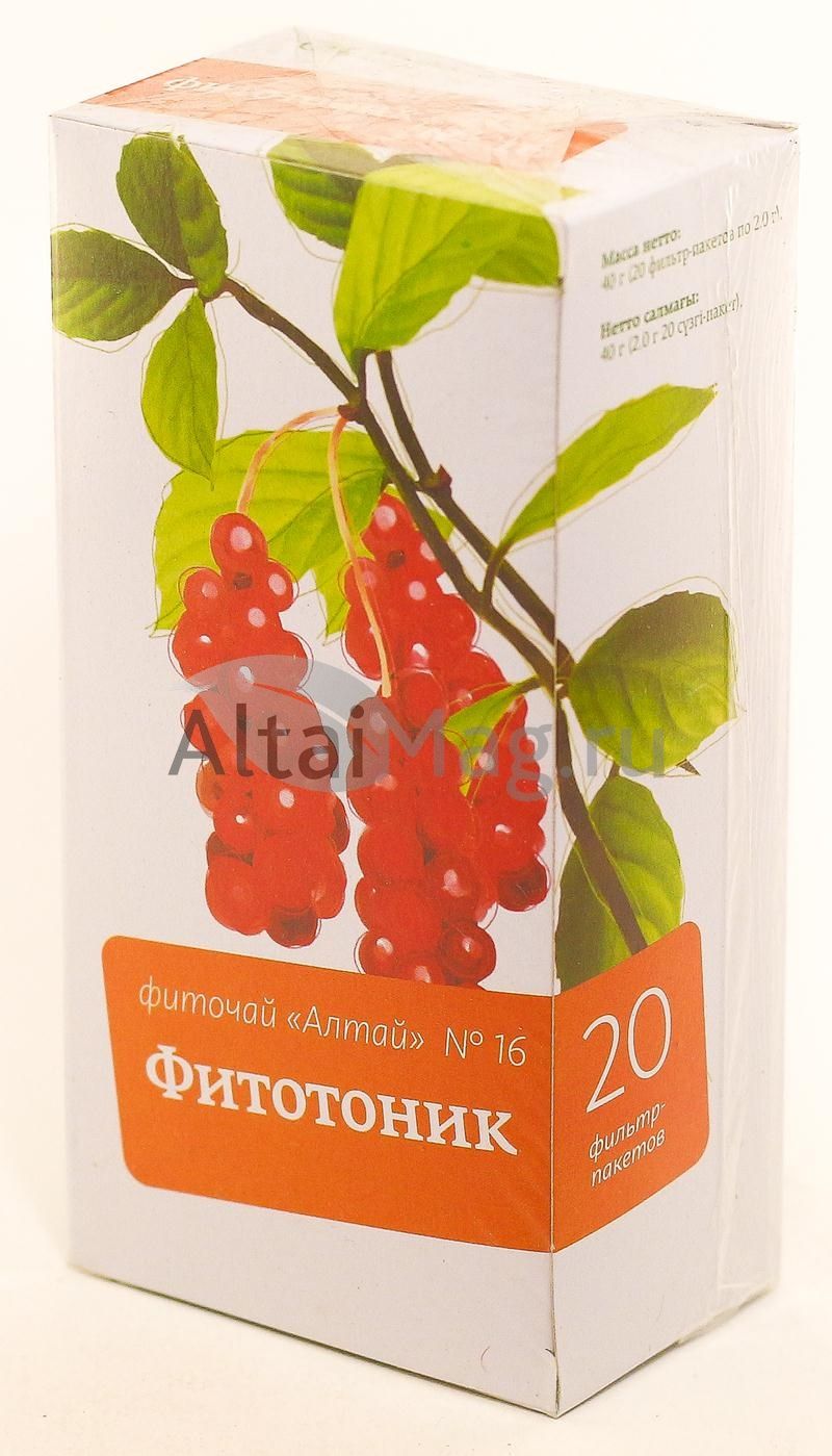 
Фиточай Алтай №16 фитотоник, 20 пакетиков в Саратове