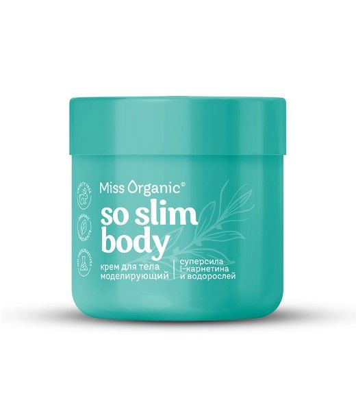 Изображение товара Крем для тела So slim Body Моделирующий Miss Organic 140мл Крем для тела So slim Body Моделирующий Miss Organic 140мл фотография