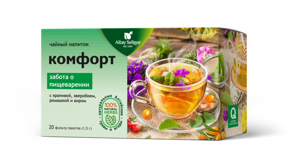 
Чайный напиток «Комфорт» (желудочно-кишечный), 20 пак. в Саратове