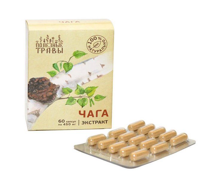 
Чага растительный экстракт Пчела и Человек 60 капсул в Саратове