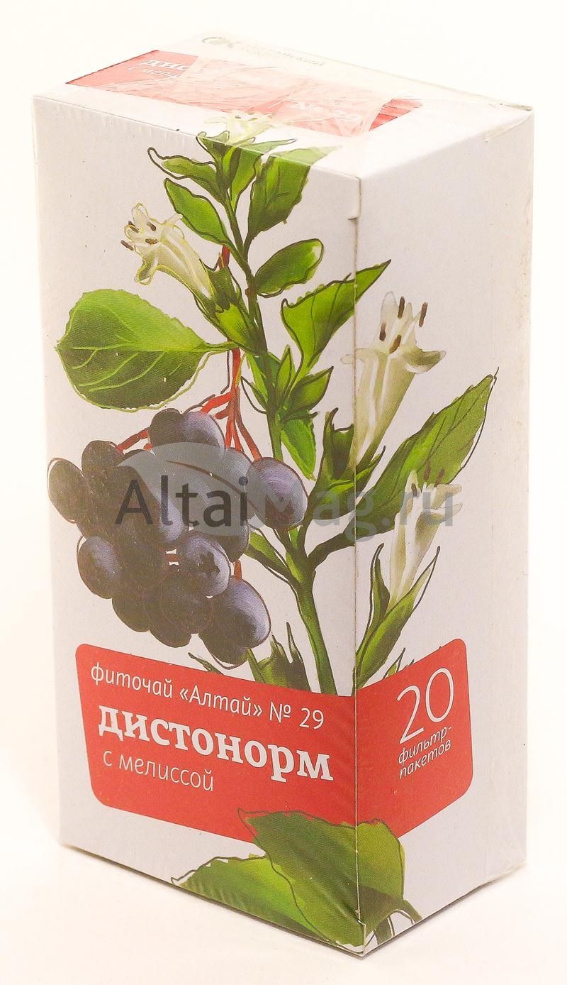 
Фиточай Алтай №29 Дистонорм c мелиссой, №20 пак в Саратове