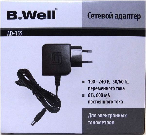 Изображение товара Адаптер b.well ad-155 для автоматических тонометров Адаптер b.well ad-155 для автоматических тонометров фотография