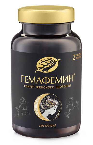 Изображение товара Гемафемин, 180 капсул Гемафемин, 180 капсул фотография
