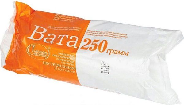 Изображение товара Вата гигиеническая нестерильная ЕС 250г Вата гигиеническая нестерильная ЕС 250г фотография