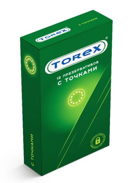 Изображение товара Презервативы Torex с точками 12шт Презервативы Torex с точками 12шт фотография