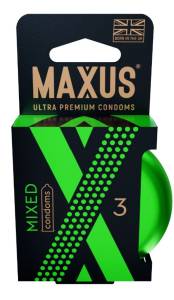 Презервативы Maxus Mixed №3 микс-набор