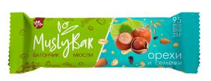 Батончик мюсли MuslyBar Орехи и семечки 25г