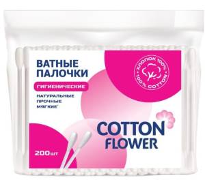 Ватные палочки Cotton Flower 200 шт