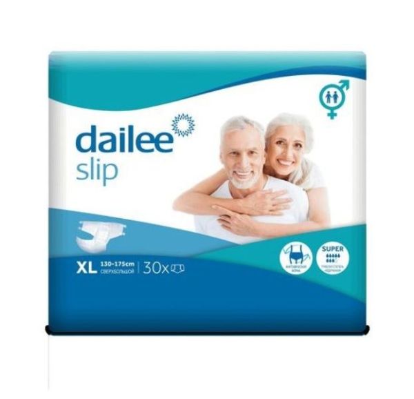 Изображение товара Подгузники для взрослых Dailee super X-Large №30 Подгузники для взрослых Dailee super X-Large №30 фотография