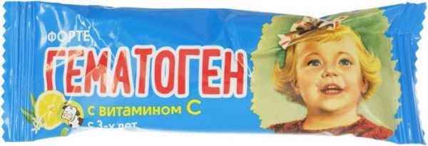 Изображение товара Гематоген Форте детский с витамином C 25г Гематоген Форте детский с витамином C 25г фотография