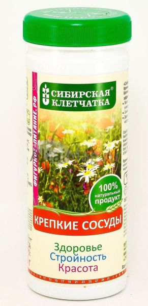 Изображение товара Клетчатка сибирская (крепкие сосуды) банка 170г Клетчатка сибирская (крепкие сосуды) банка 170г фотография