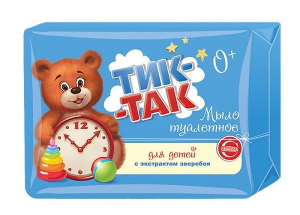 Свобода тик-так мыло с экстрактом зверобоя для нежной кожи 150 г фотография