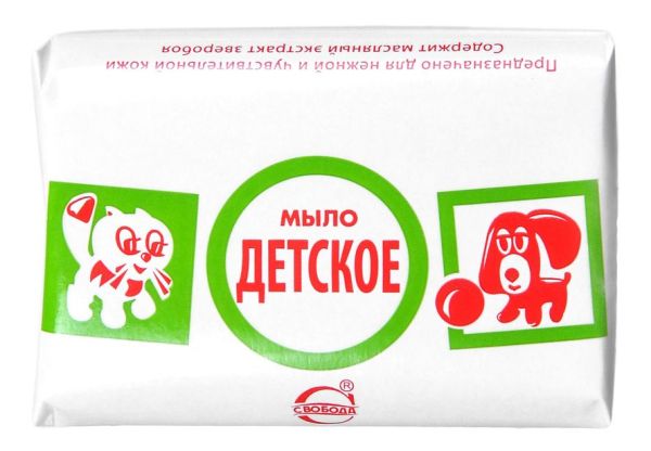 Изображение товара Мыло детское Свобода 90г в обертке Мыло детское Свобода 90г в обертке фотография
