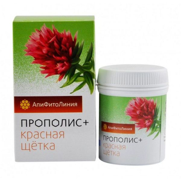 Изображение товара Прополис+ Красная щетка Пчела и Человек 60шт Прополис+ Красная щетка Пчела и Человек 60шт фотография