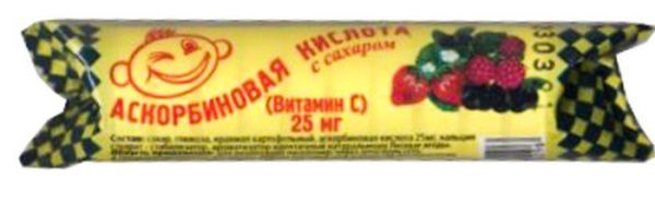 Изображение товара Аскорбиновая кислота Аскопром лесная ягода Аскорбиновая кислота Аскопром лесная ягода фотография