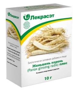 Женьшень корень Лекра-Сэт 10г